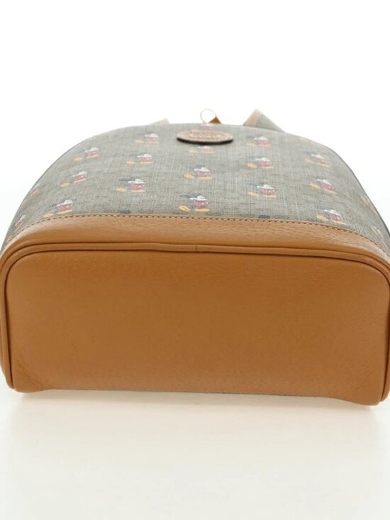 GUCCI Micro GG Supreme Disney Backpack PVC Beige Gold 552884 Auth YKZ1317M main image 15